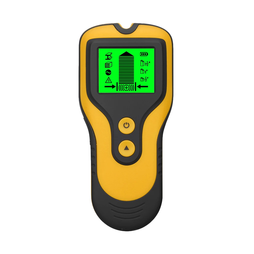 

3 in 1 Metal/Voltage/Stud Detector with LCD Display Stud Finder Sensor Wall Scanner for Wood Live AC Wire Metal Studs Detection