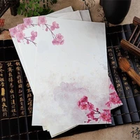 8pcslot flower pattern writing paper for students kids notebook school supplies students retro letter paper stationery