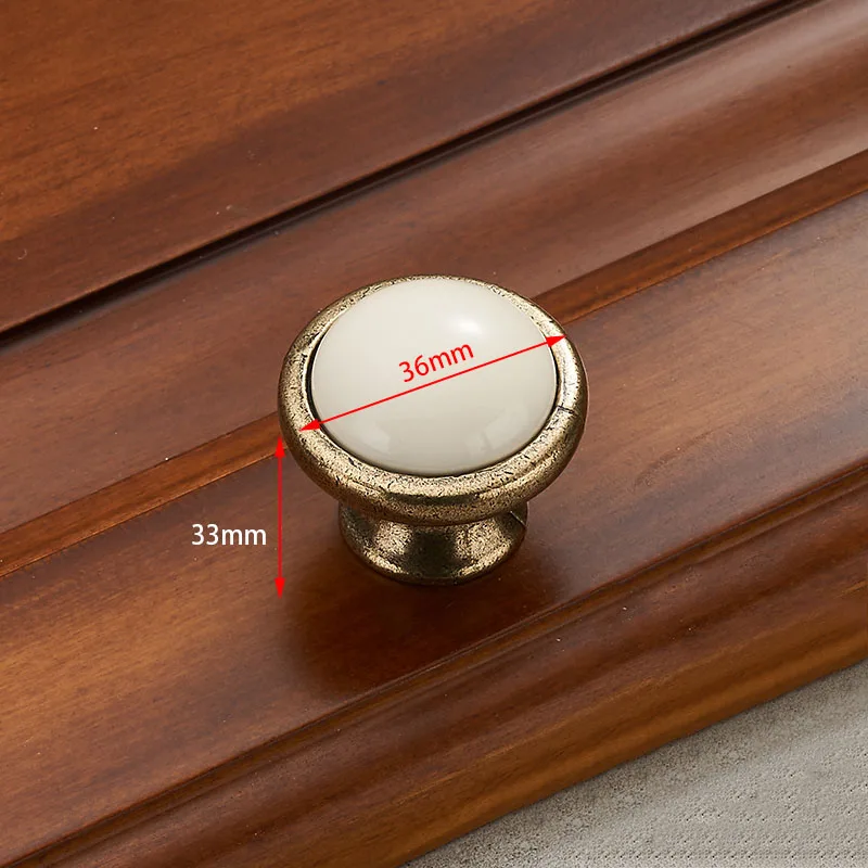 

NAIERDI ручки для шкафов керамика бежево-белый