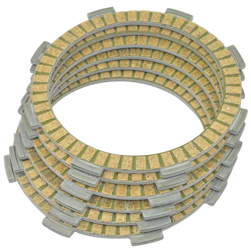 

6PC Motorcycle Friction Clutch Plates For Honda CMX250X Rebel 15-19 Kawasaki KX80 98-00 KX85 01-21 KX100 98-21 KX85-II 08-21