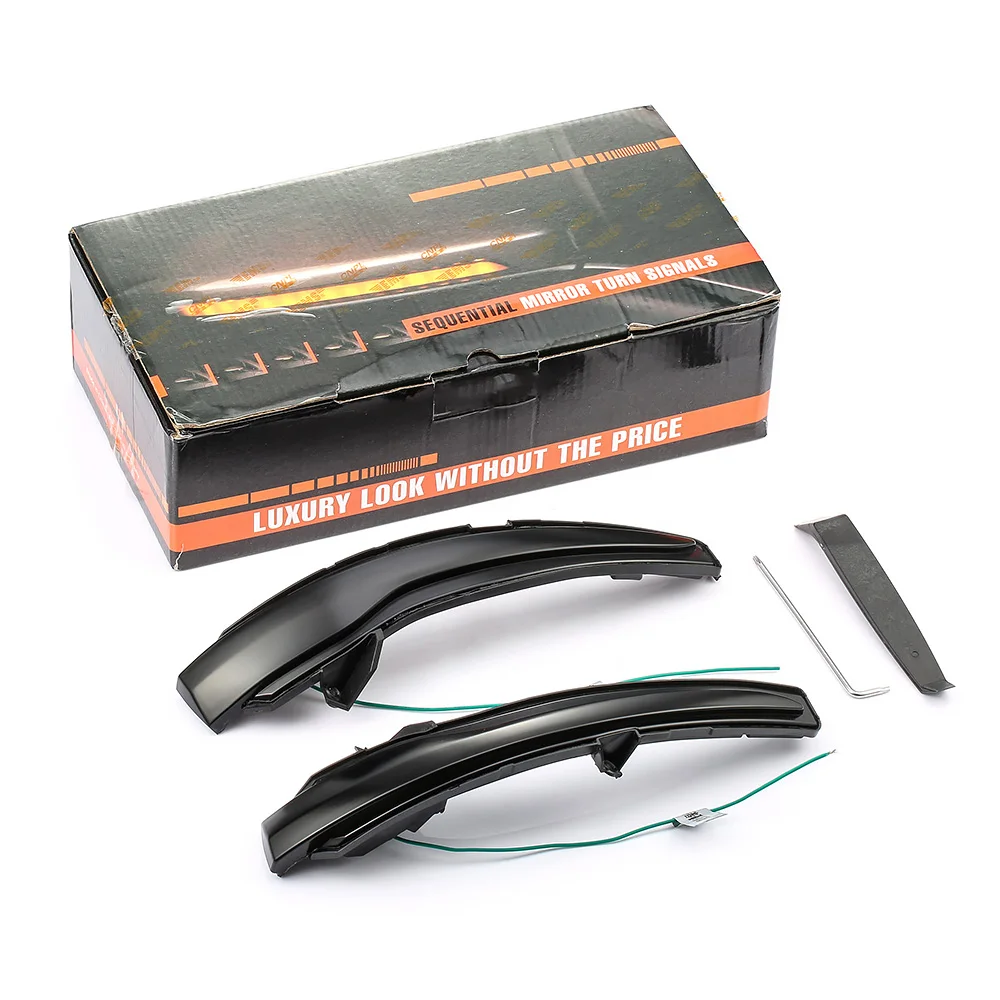 AOTOGO 2 шт. светодиодный динамичессветильник Тель поворота для Benz W205 W213 Mercedes C E S GLC