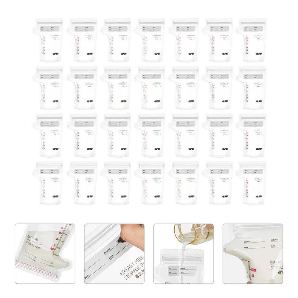 

30pcs Freshness Protection Bag Portable Storage Pouch 200ml Bag