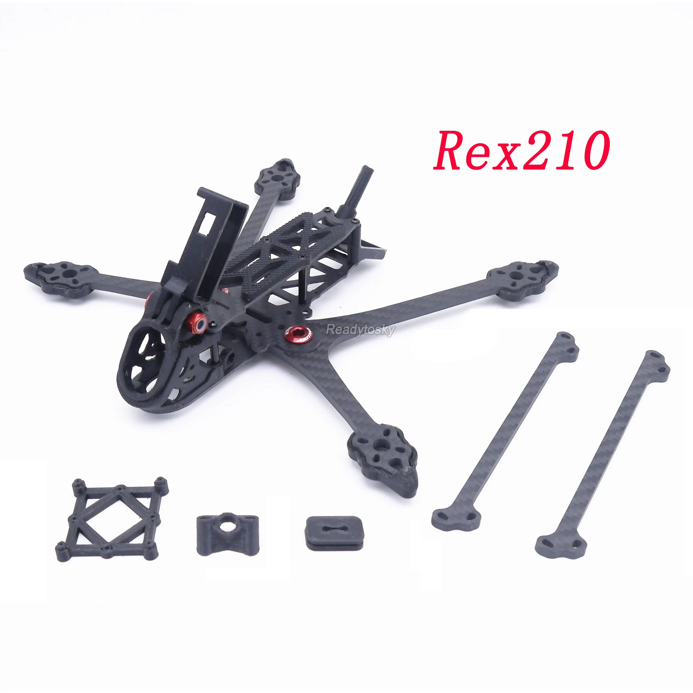 Rex210 5 дюймов 210 мм Rex FPV карбоновая рамка Квадрокоптер для 20*20 мм/25 5*25 управление