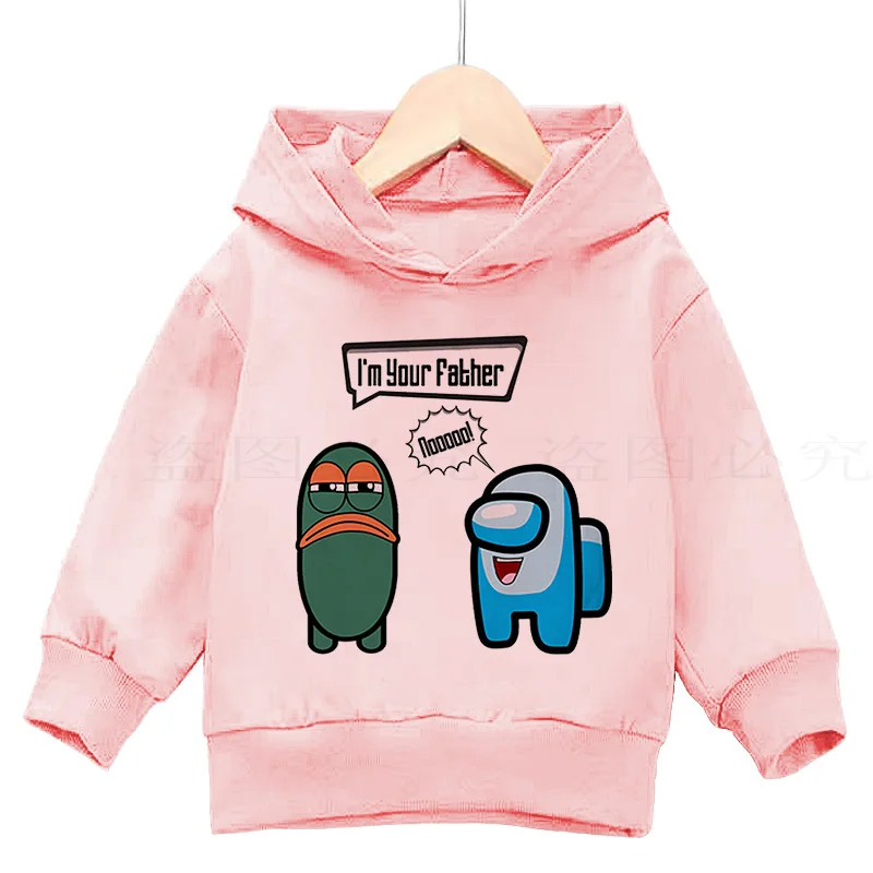 

Impasta Hot Sell Print Us Hoodie Sweatshirt-pullover Long Sleeve Game Boys girls kids Clothes Children pure Cotton Streetwear