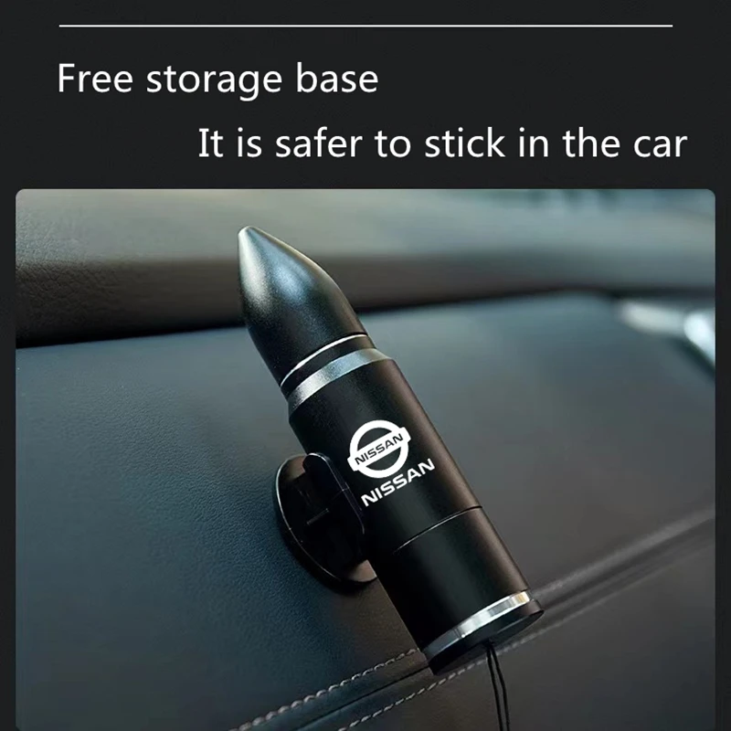 

Автомобильный молоток безопасности для NISSAN, Автомобильный аварийный молоток для окна, резак для ремня безопасности, спасательный Спасател...