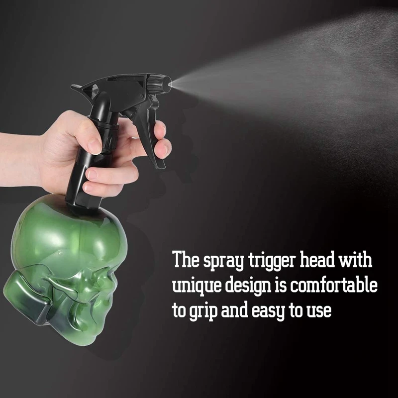 

4 Pcs 500Ml Hairdressing Spray Bottle Refillable Skuff Hair Professional Salon Water Mist Sprayer-Green