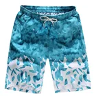 2021 Новые летние пляжные мужские шорты, повседневные быстросохнущие пляжные шорты с принтом, мужские Бермуды, мужские шорты, M-4XL, 17 цветов