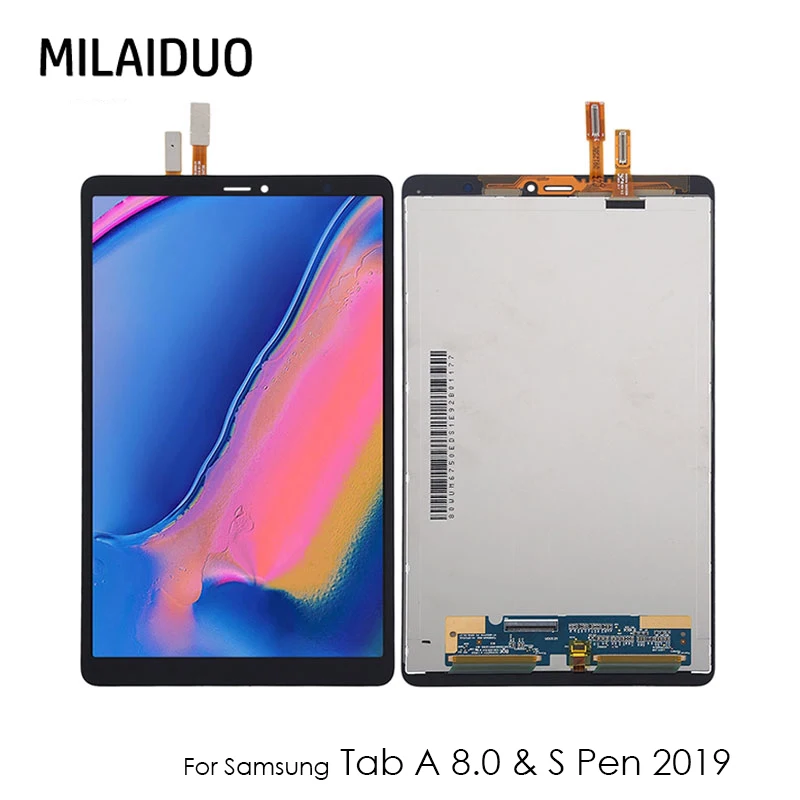 

ЖК-экран для Samsung Galaxy Tab A 8,0 & S Pen 2019 SM-P200/SM-P205, ЖК-дисплей, сенсорный экран, дигитайзер, для сборки, запасные части
