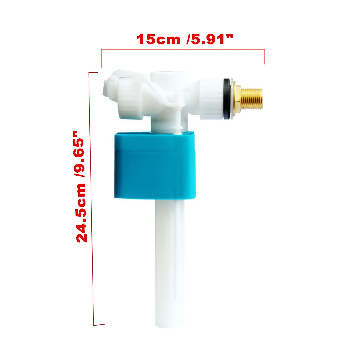

Side Entry Toilet Inlet Valve Cistern Fittings Adjustable Float Filling Valves G3/8" G1/2" Bathroom Fixture Replacement Parts