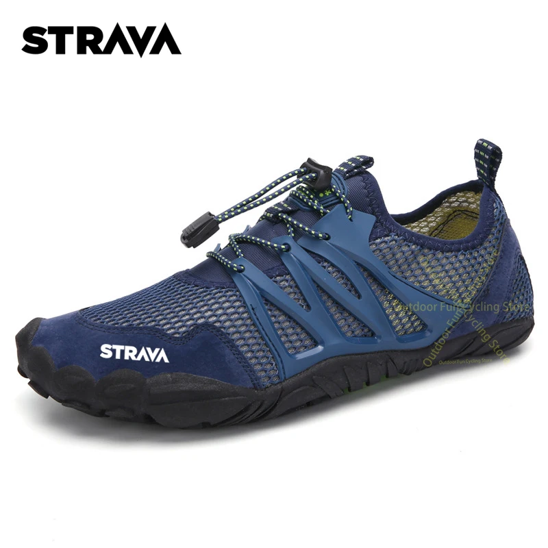 

Кроссовки Strava мужские для спорта на открытом воздухе, водонепроницаемые Нескользящие прочные, для пляжа, велосипедная обувь для горного ве...