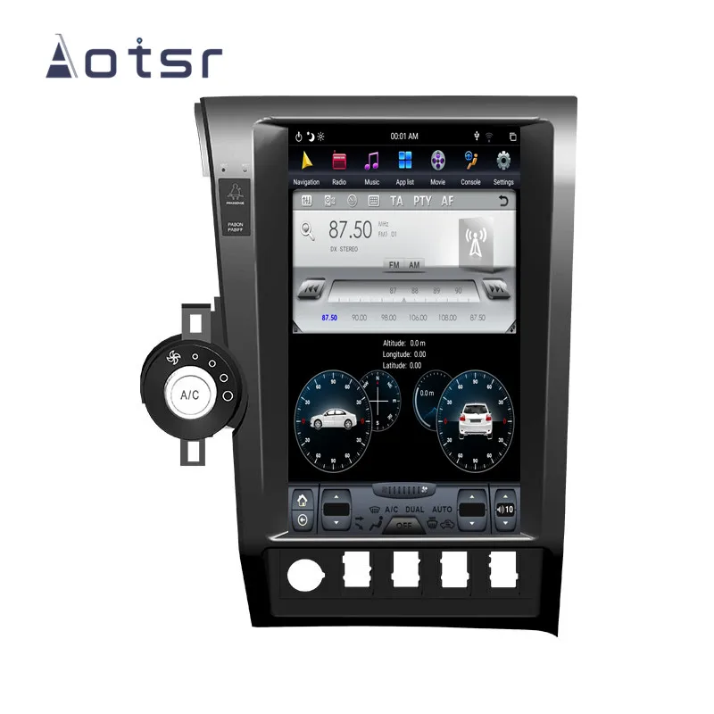 Android 9,0 4 Гб ОЗУ 64 Гб ПЗУ px6 автомобильный dvd-плеер gps навигация для Toyota Tundra Sequoia 2007-2011 головное устройство стерео радио автомобиль