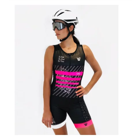 Женский триатлоновый костюм без рукавов одежда для тренировок велоспорта