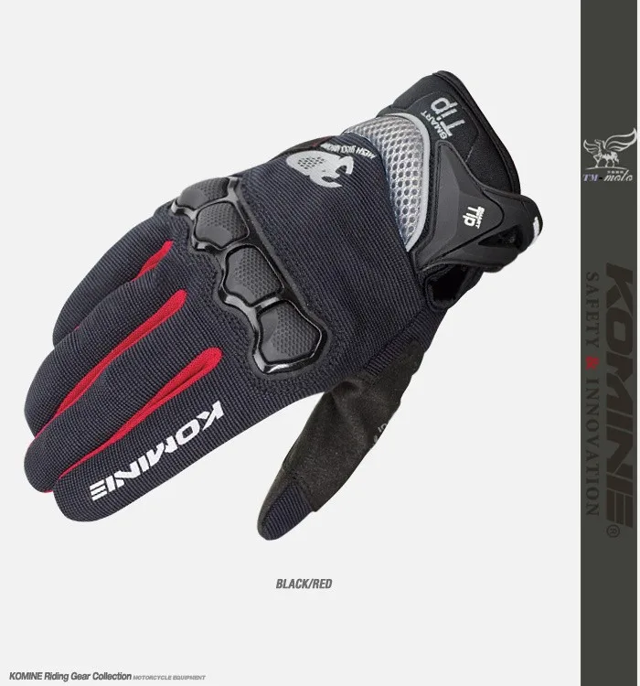 

2019 Summer New Komine Gk162 3d Mesh Technology Riding Glove Motorcycle/motorbike/moto Racing Gloves Have Colors Size m l xl