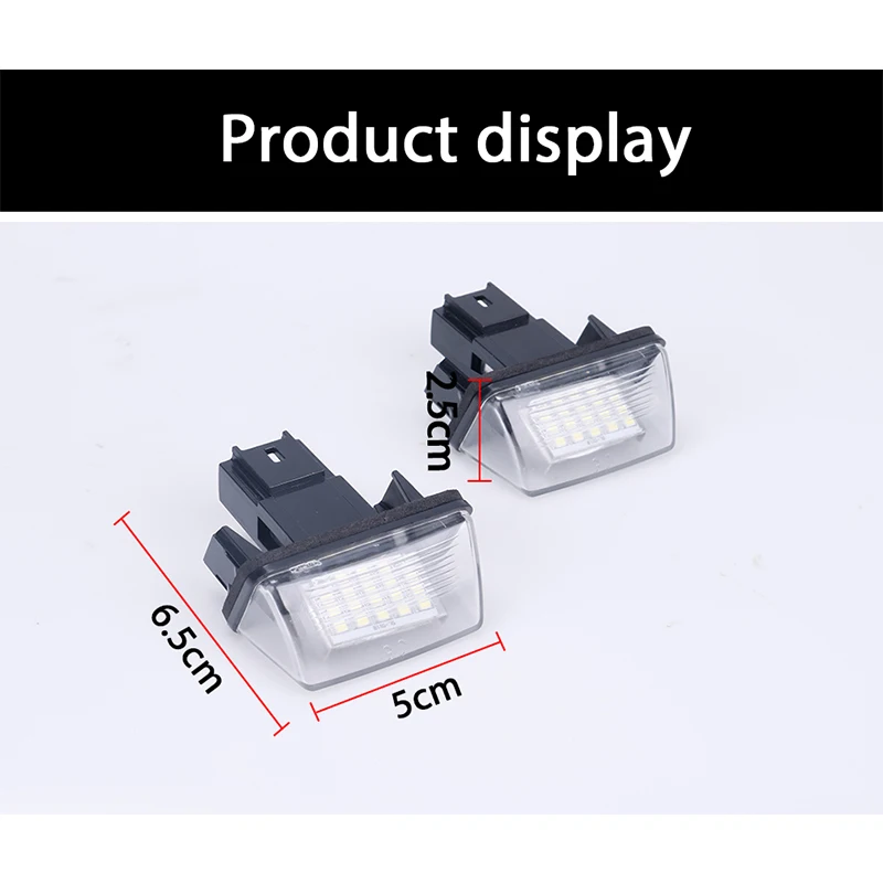 Автозапчасти автомобильный светодиодный фонарь номерного знака для Peugeot Citroen Tepee