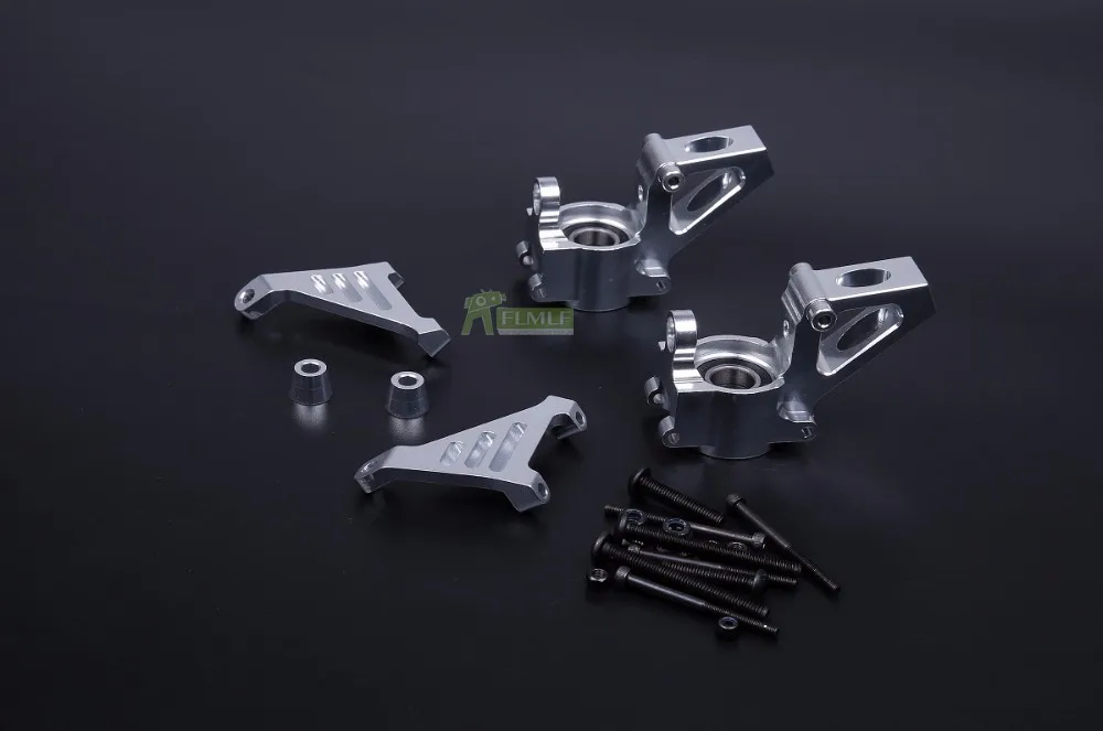 Сплав CNC Передняя и задняя ступица колеса комплект перевозчика подходит для 1/5 HPI