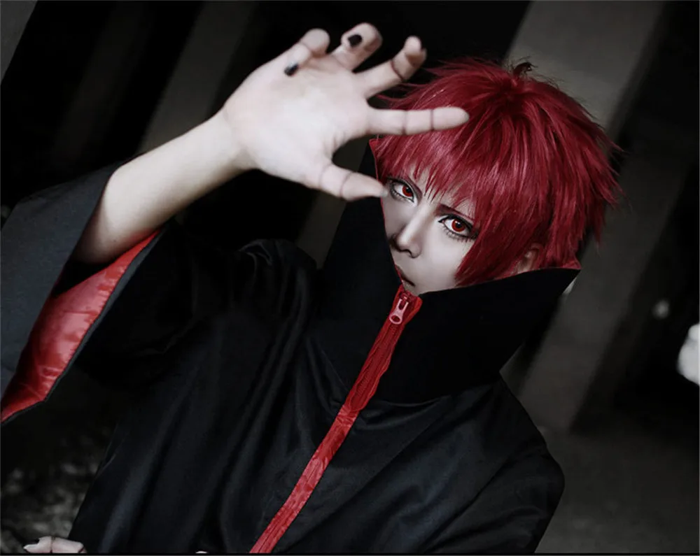 Hot Sale Anime Naruto Akatsuki /Uchiha Itachi Cosplay Halloween Christmas Party Costume Cloak Cape | Тематическая одежда и