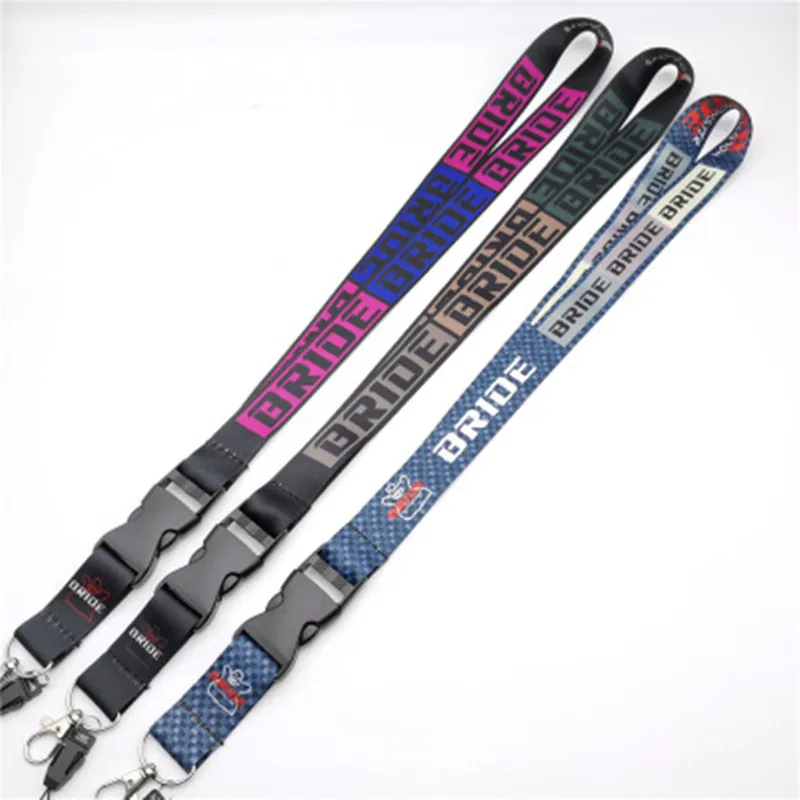 Автомобильный шнурок на шею брелок Jdm автомобильные держатели для ключей кольцо