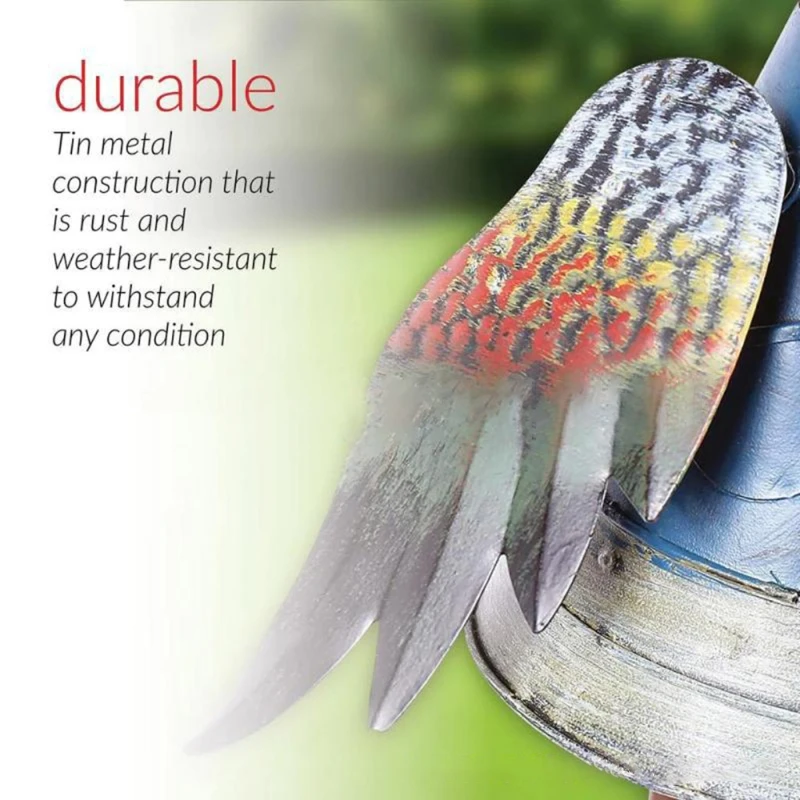 Фонтан двор Искусство Декор петух ворона Сова струящаяся Вода Смола ремесла