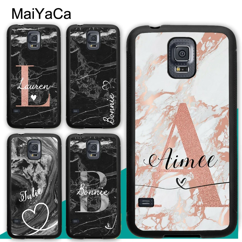 Персонализированные мраморные инициалы на заказ монограмма чехол для Samsung A21S A20e