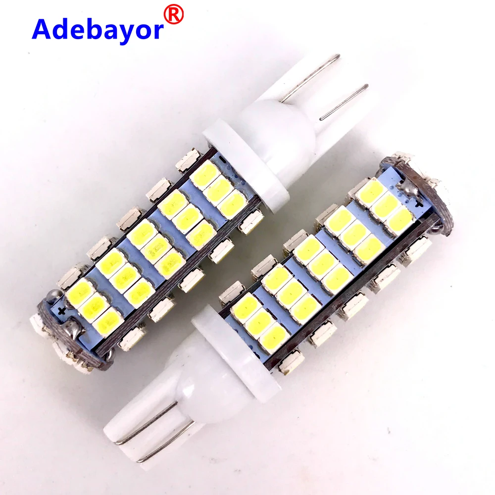 

500 шт. T10 W5W 68 светодиодный 194 501 1206 68 SMD DC 12 В 24 в автомобильный Стайлинг Внутреннее освещение габаритные огни Автомобильные Лампы