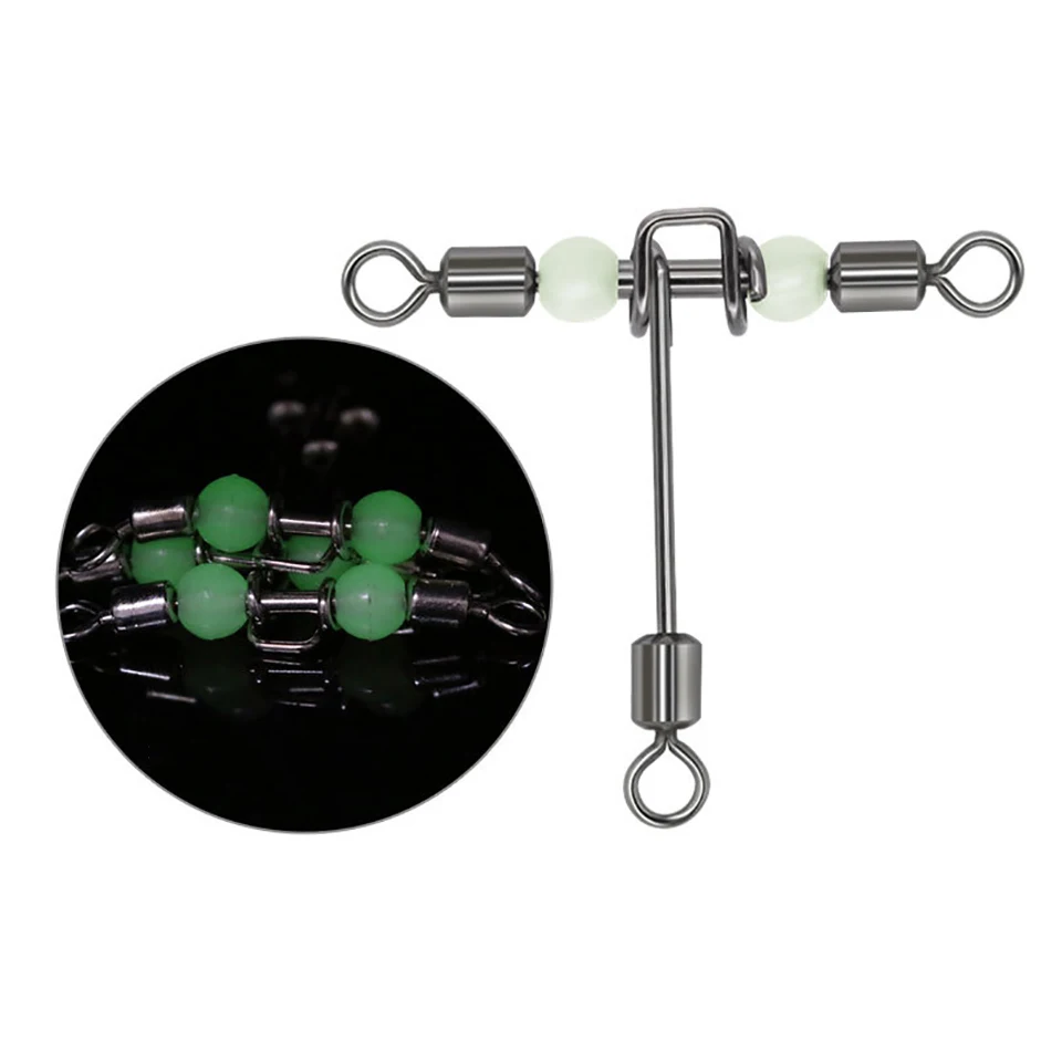 10 шт./лот рыболовный шарнирный соединитель 3-сторонний Т-образный поперечный