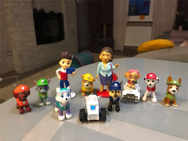 Щенячий патруль 12 штук в партии 8 шт мини-платье с изображением собаки заказе