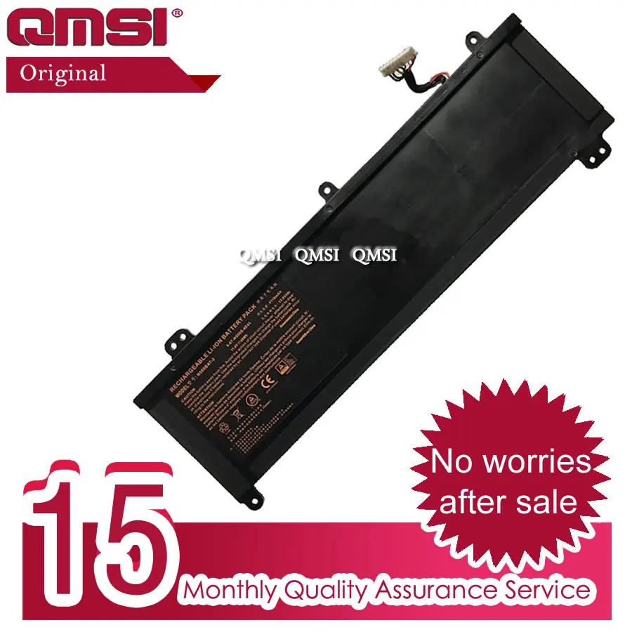 QMSI 11 4 V 48wh оригинальный N550BAT 3 аккумулятор применяется к Clevo N550RC/RN/N551/RN/RC/F57 D1T/D2/D3/D4/D5R