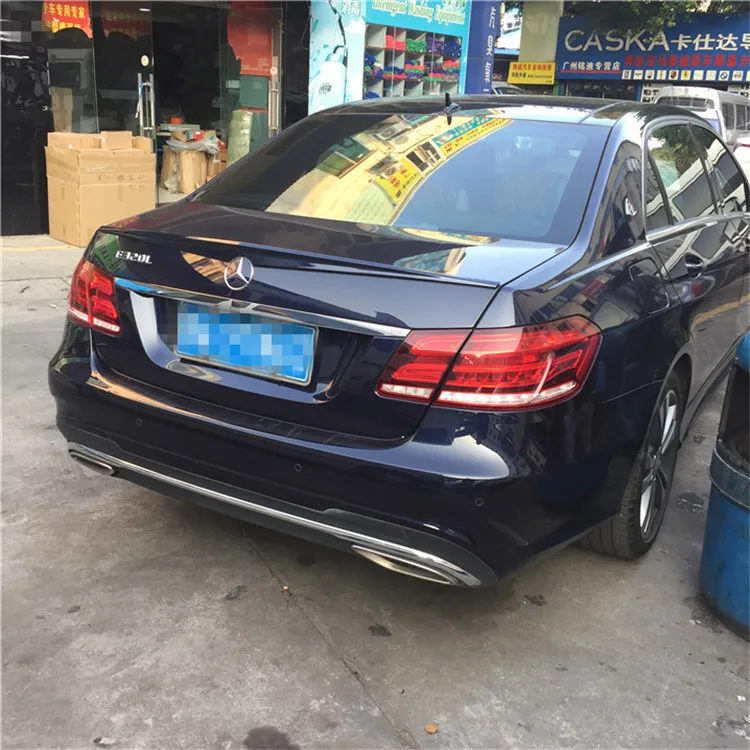 Спойлер для W212 2008 2015 Mercedes Benz JZ E class E200 E260 спойлер из АБС пластика цветное заднее