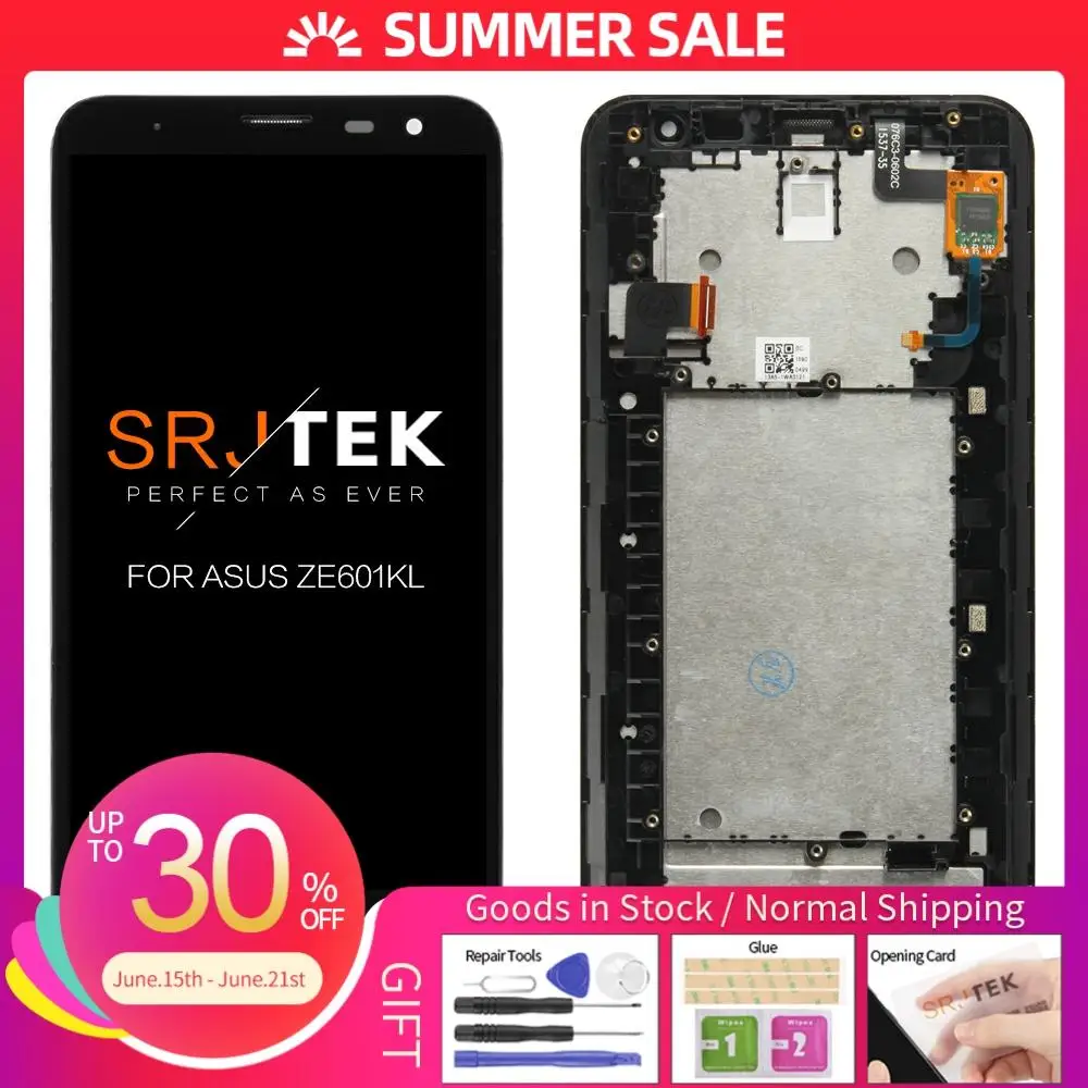100% протестированный 6 &quotTFT LCD для Asus ZenFone 2 Laser ZE601KL дисплей Z011D сенсорный экран