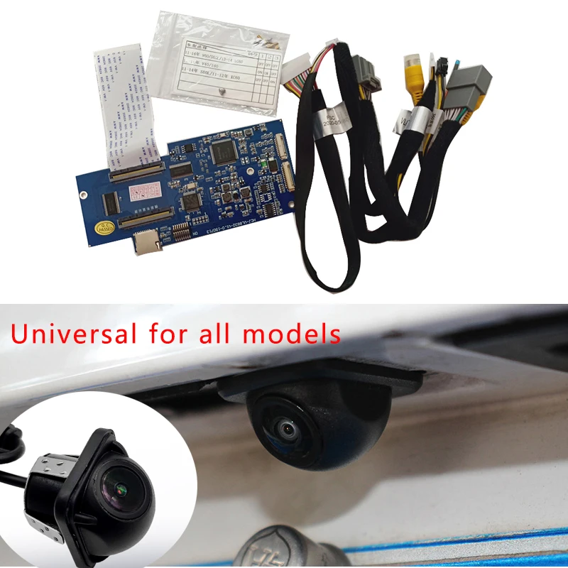 

Интерфейс адаптера камеры заднего вида для Volvo S60 V60 V40 S40 S80 XC60 2011-2014, камера заднего вида, оригинальный улучшение экрана