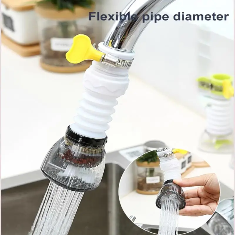 

NEW 360 Adjustable Tap Nozzle Extender Faucet Aerator Nozzle Shower Spray Head Water-Saving Device For Kitchen Bathroom