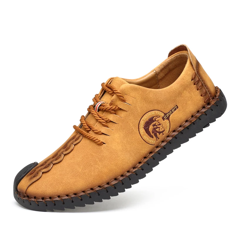 

2020 Hot Sale Men Shoes Casual Leather Shoes Men Breathable Lightweight Mans Footwear Big Size High Quality Zapatos De Hombre