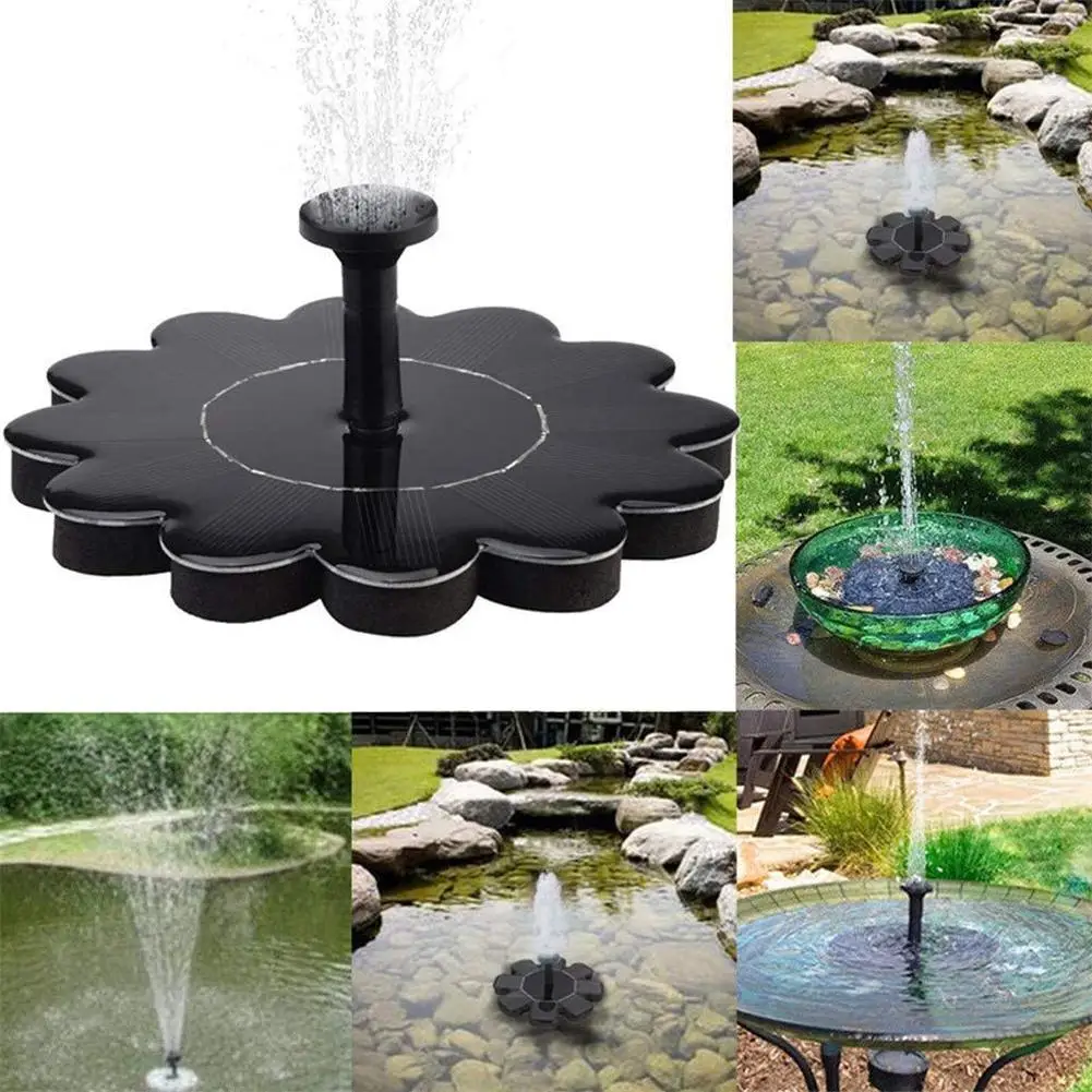 

Solar Fountain Watering kit Power Solar Pump Pool Pond Submersible Waterfall Floating Solar Panel Water Fountain For Garden