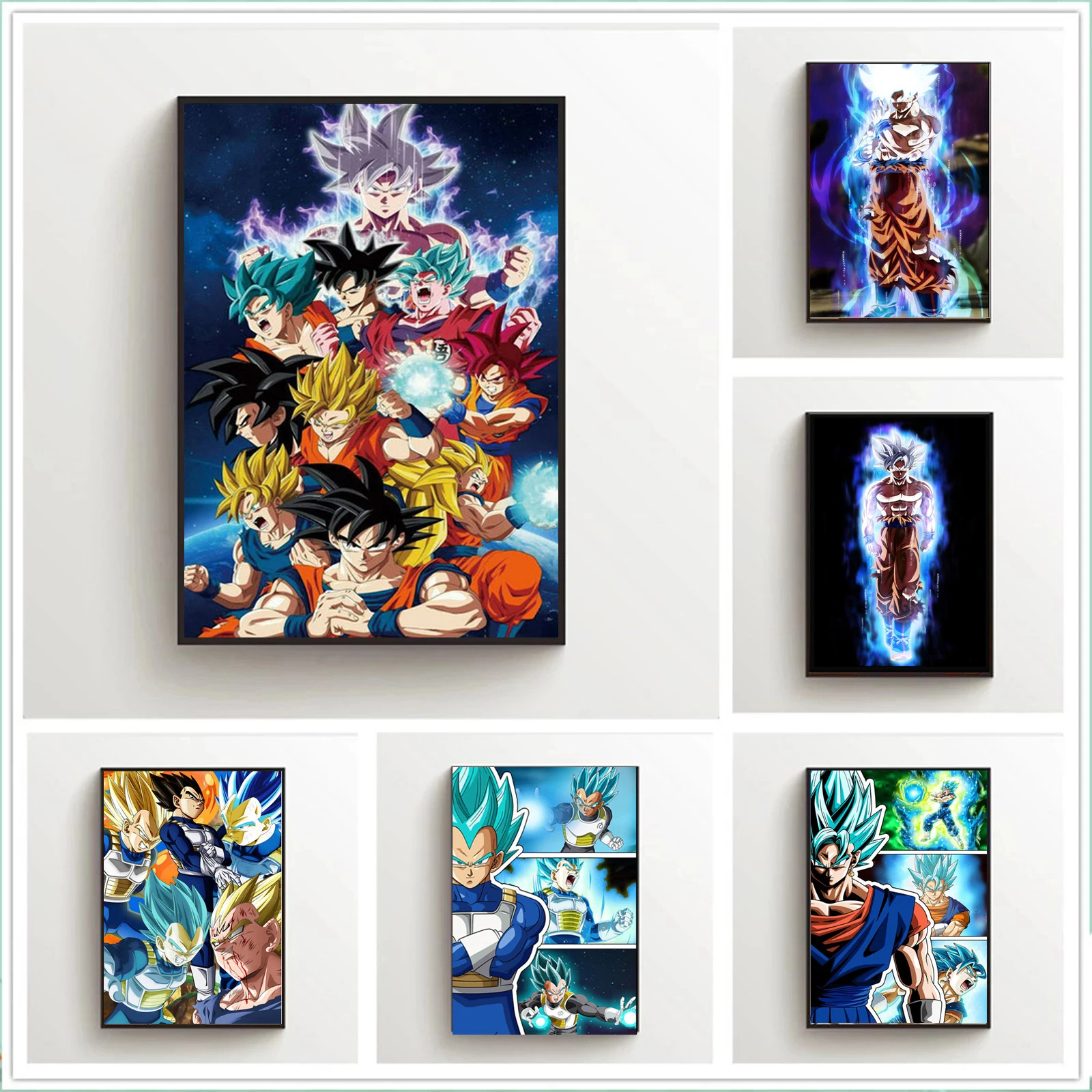 

Wall Art Picture Japanese Anime Poster Dragon Ball Turtle Fairy Canvas Painting Mural Printing Bedroom Home Decoration Cuadros