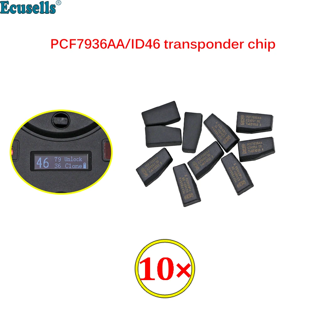 10 шт./лот PCF7936AA транспондерный чип PCF7936AS оригинальный ID46 ключ для