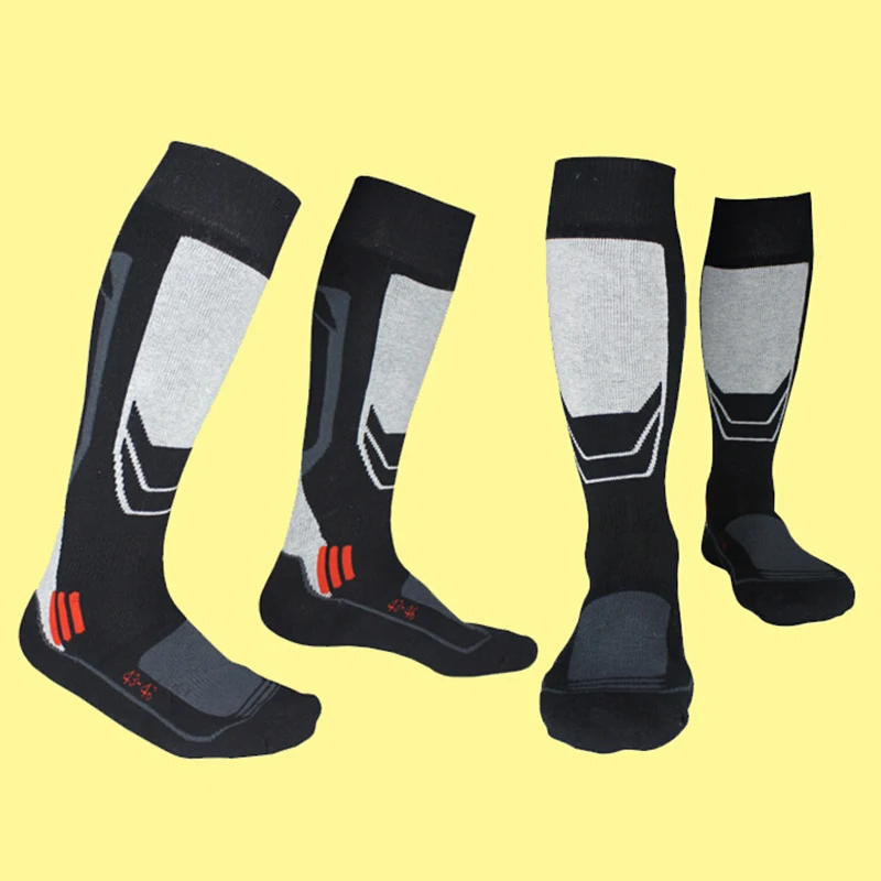 Зимние теплые мужские лыжные термоноски толстые хлопковые спортивные носки для