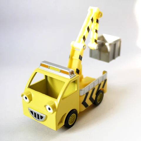 D911 Бесплатная доставка Новинка фирменные персонажи Боба конструктора литой ремонт подъемник грузовик Гибкая Металлическая Модель автомобиля игрушка