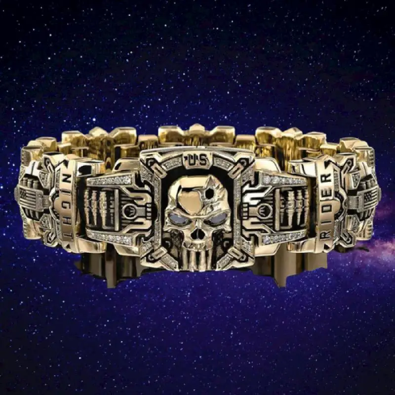 Креативное кольцо мужское череп мотоцикл Тамплиер мужской тренд моды Антикварные аксессуары дешевые кольца эстетика инди.