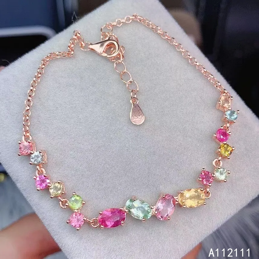 

Женский браслет из серебра 925 пробы с натуральным камнем