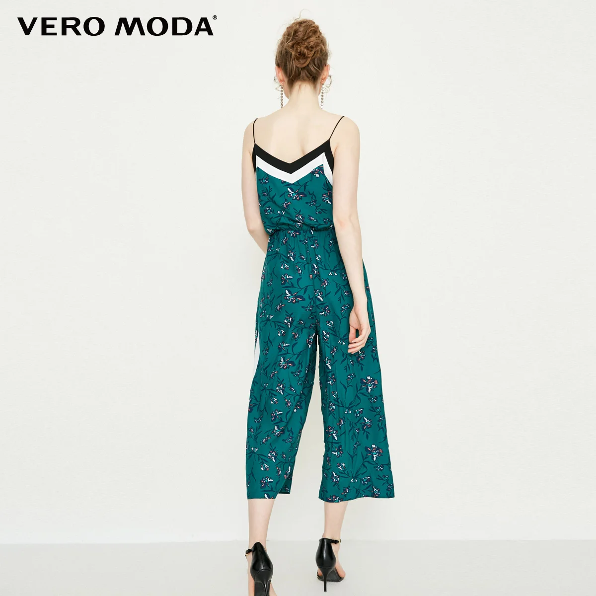 Комбинезон-капри с широкими штанинами и принтом Vero Moda | 318344507