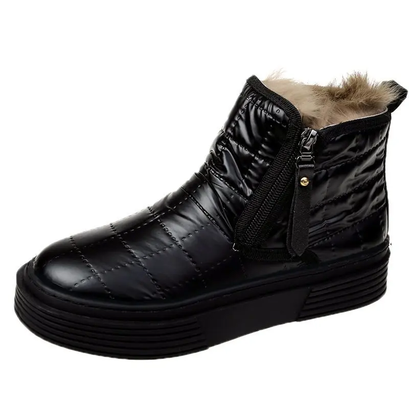 

Ladies Snow Boots 2021 New Waterproof Winter Warm Thick-Soled Boots Thickened Plus Velvet Fashion Street Women's Shoes