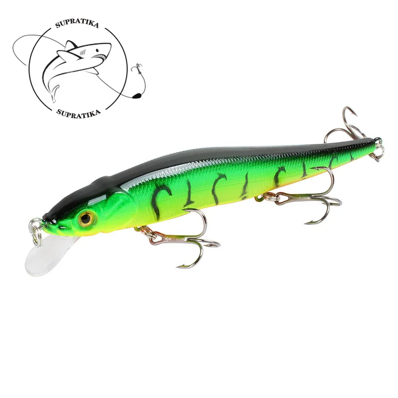 

Искусственная блесна из АБС-пластика, 10 цветов, 11,5 см/14 г, жесткая приманка, бионическая приманка с крючком из высокоуглеродистой стали 6 #, 3d-...