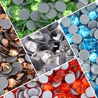 SS6-SS30 AAAAA Горячая фиксация Стразы Блеск Стекло стразы с плоской задней частью Стразы для одежды аксессуары с помощью утюга с украшением в виде кристаллов поделки своими руками