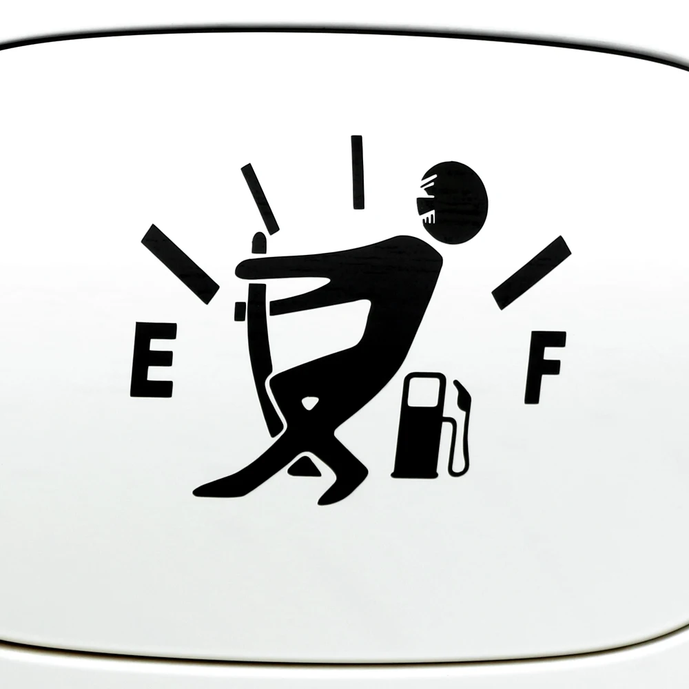 Автомобильная забавная наклейка на топливный бак указатель топлива пустая для MG