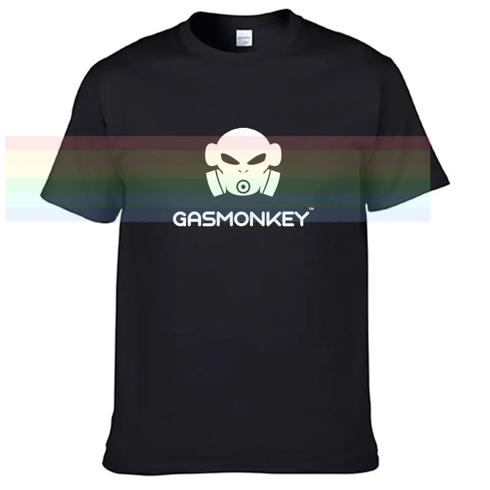 

Gas-Monkey-Garage T Shirt Green skeleton Racer shirt Limitied Edition unisex Brand T-shirt Cotton Amazing Short Sleeve Tops N57