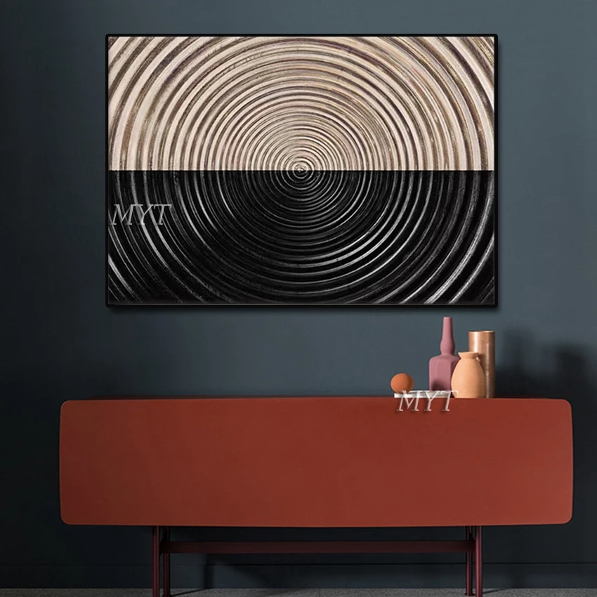 Бесплатная доставка абстрактные картины ручной росписи Настенная роспись
