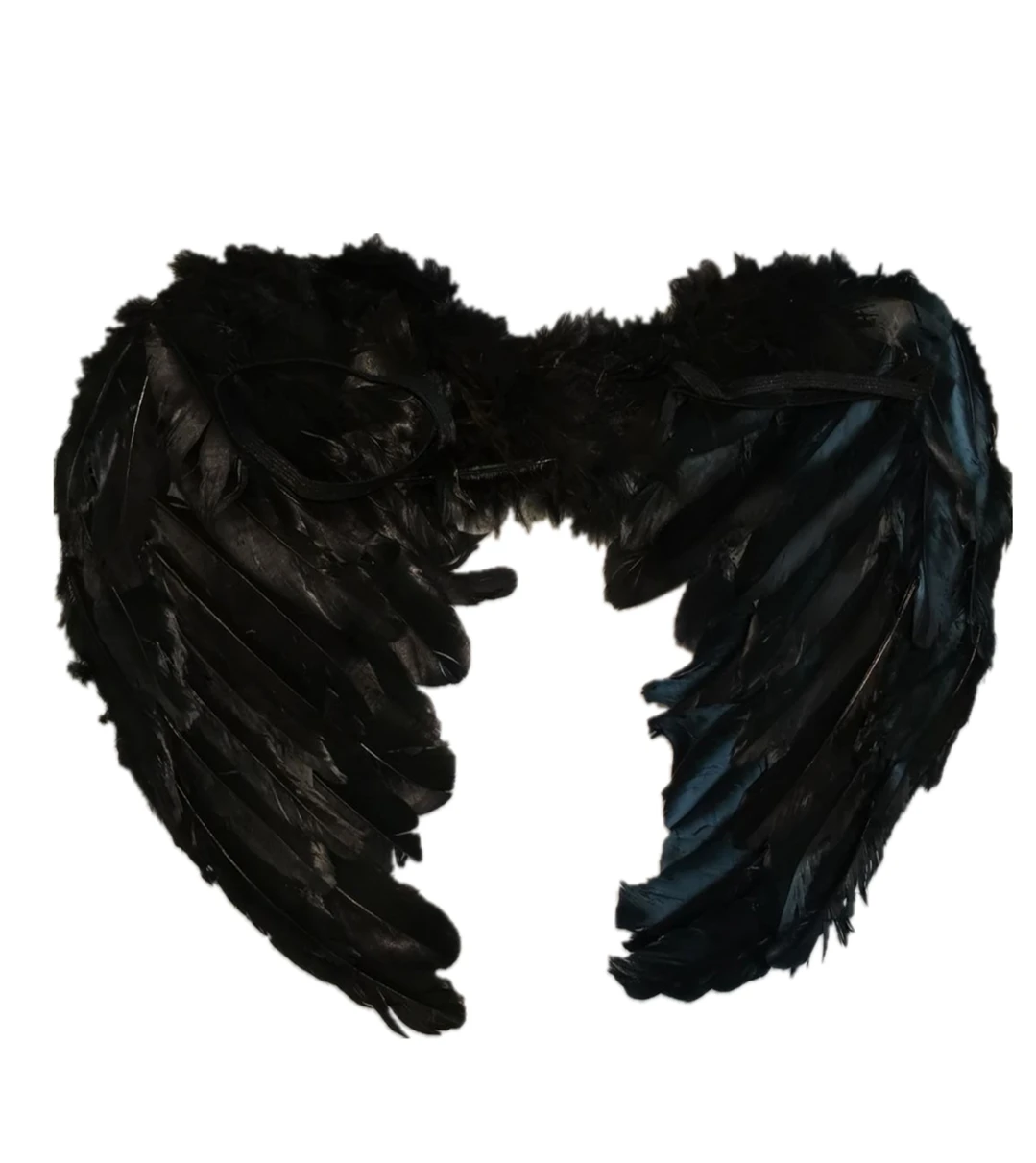 Женское платье для косплея на Хэллоуин черно-белое с ангелом малефисентские