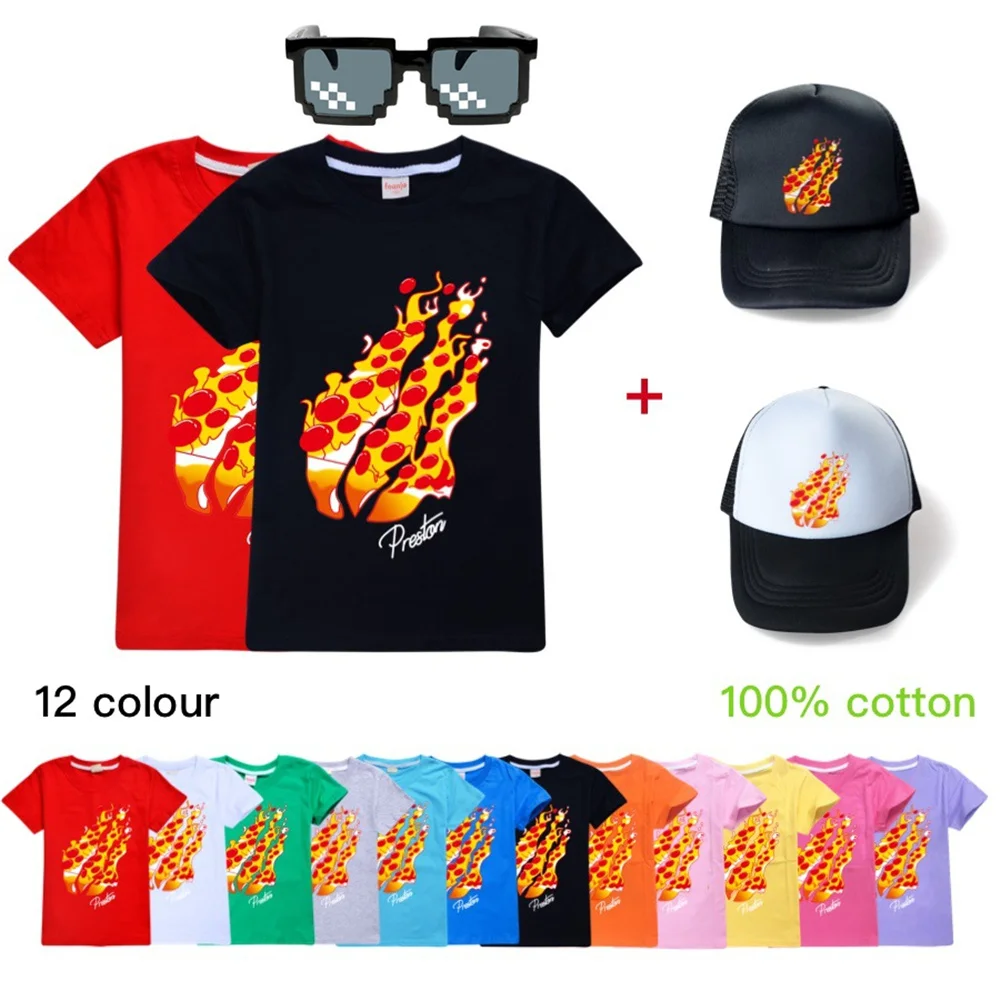 Детская Хлопковая футболка с коротким рукавом для мальчиков и девочек в стиле