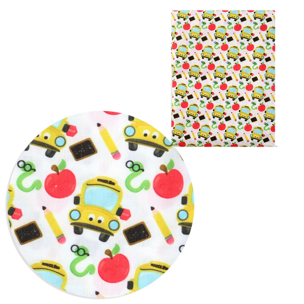 Дэвид аксессуары 50*145 см июля 4th Back to School 100% из хлопковой ткани в стиле пэчворк с