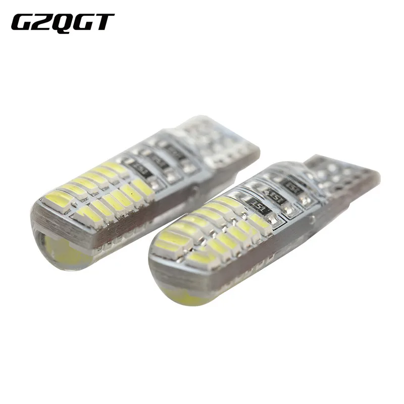 1 шт. T10 W5W 24SMD 3014 LED кремниевый свет Автомобильный задний фонарь тормозной